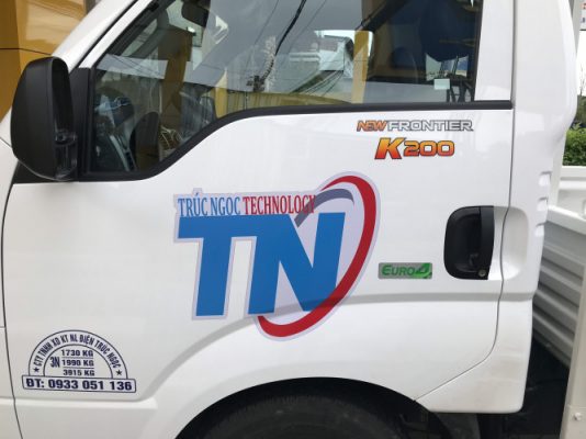 Dán Decal xe ô tô - Dán Decal xe tải giá rẻ tại Phú Quốc