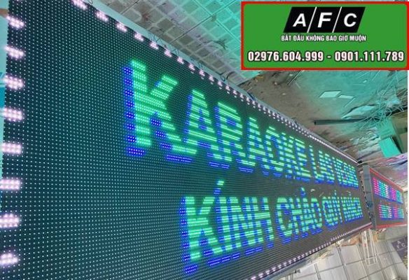 Thi công màn hình Led P10 ngoài trời tại Phú Quốc