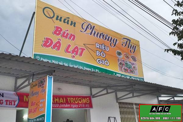 Thi công biển quảng cáo in bạt tại Phú Quốc